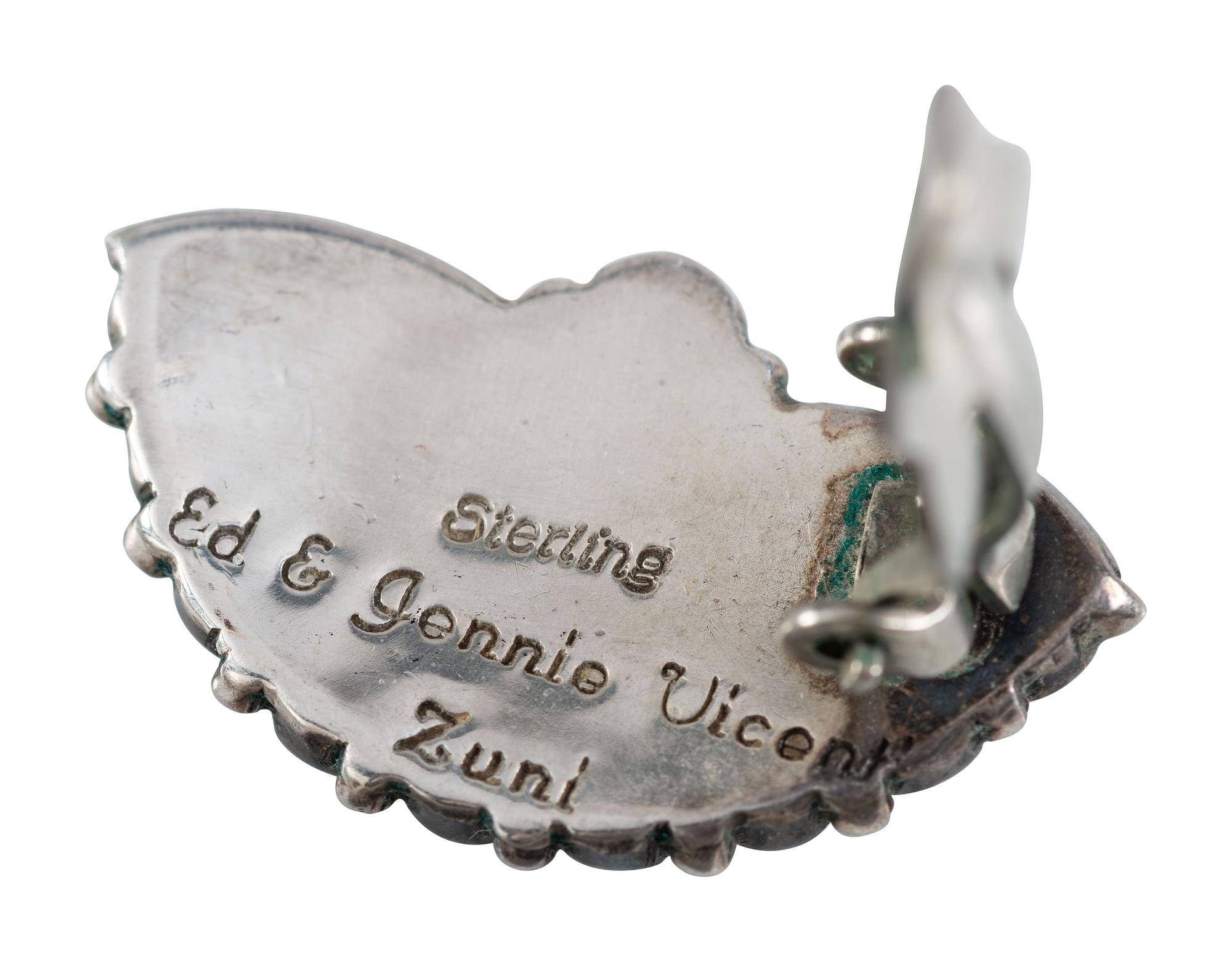 Group of Navajo and Zuni Clip and Screwback Earrings