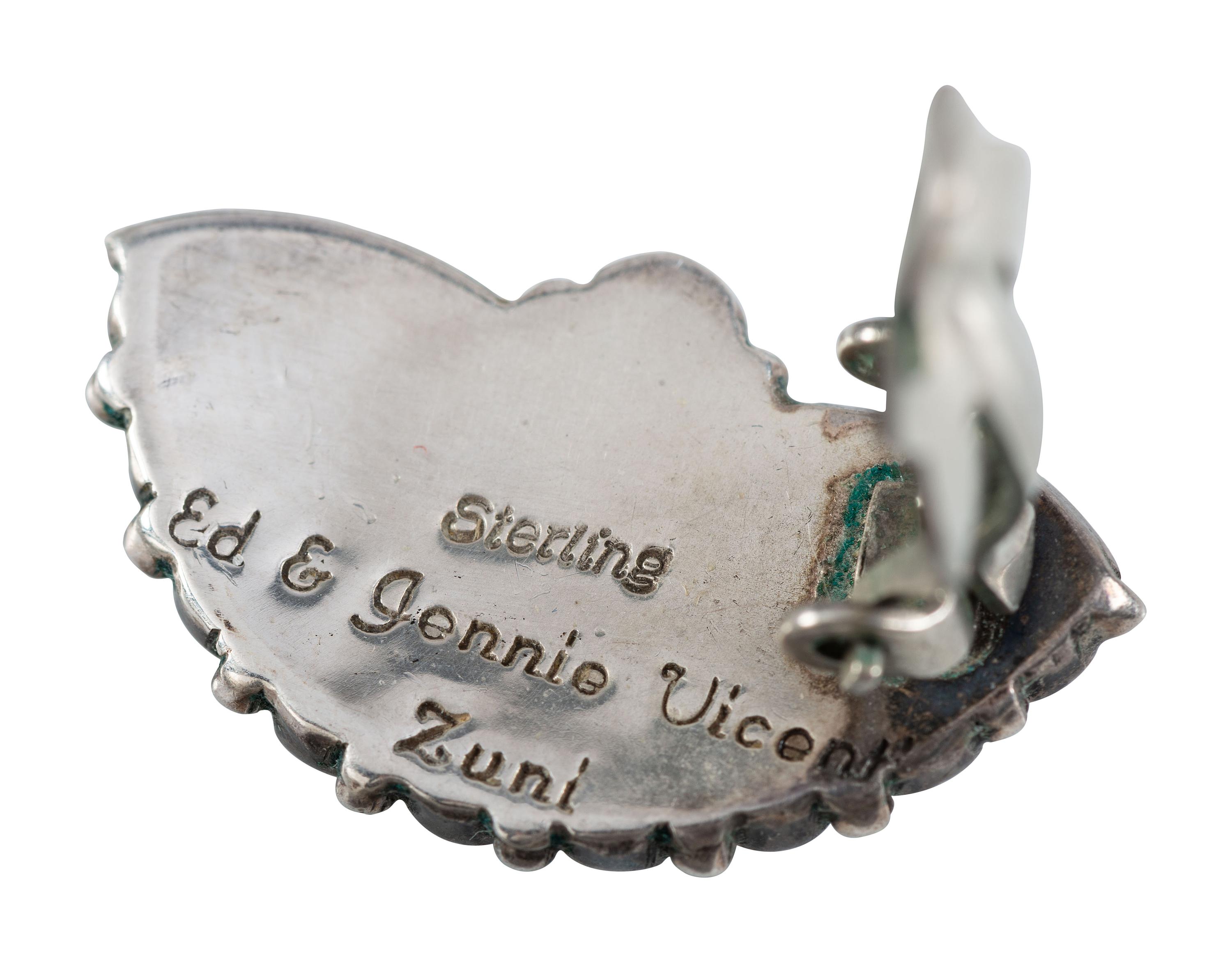 Group of Navajo and Zuni Clip and Screwback Earrings