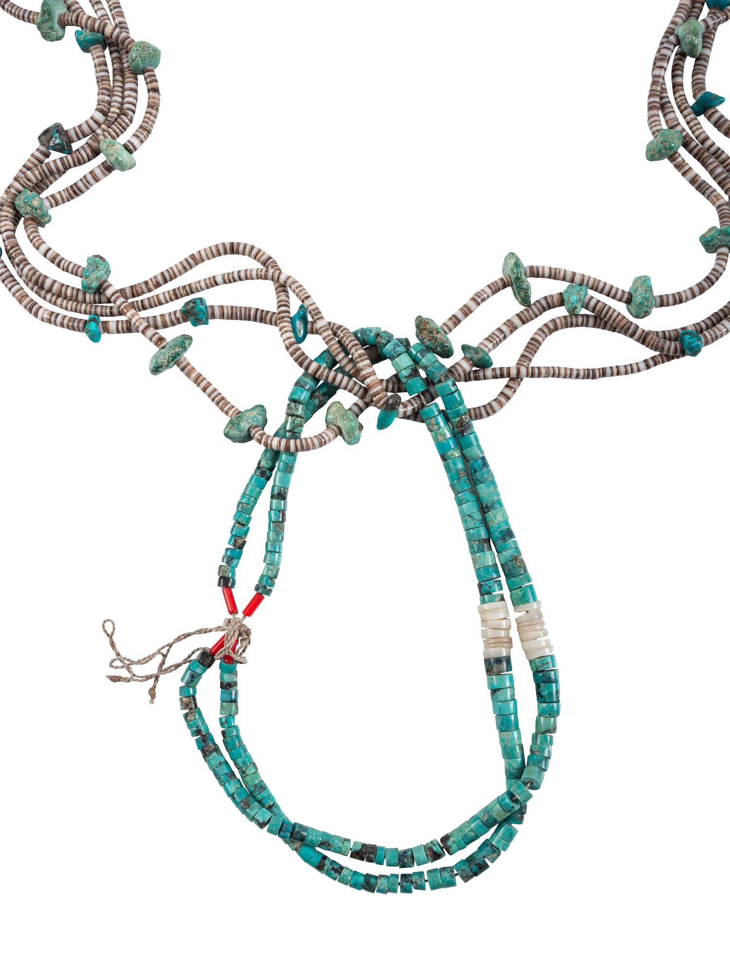 Navajo or Pueblo Turquoise Nugget Necklaces