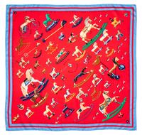 An Hermes 90cm Silk Scarf, 36"x36".