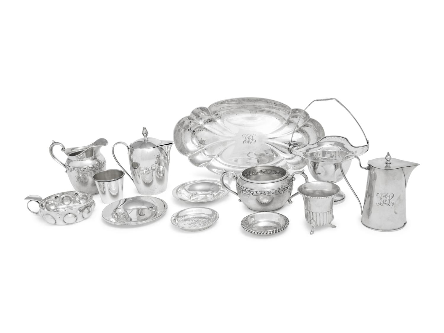 A Collection of American Silver Serving Articles