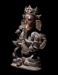 Five Nepalese Bronze Figures of Deities