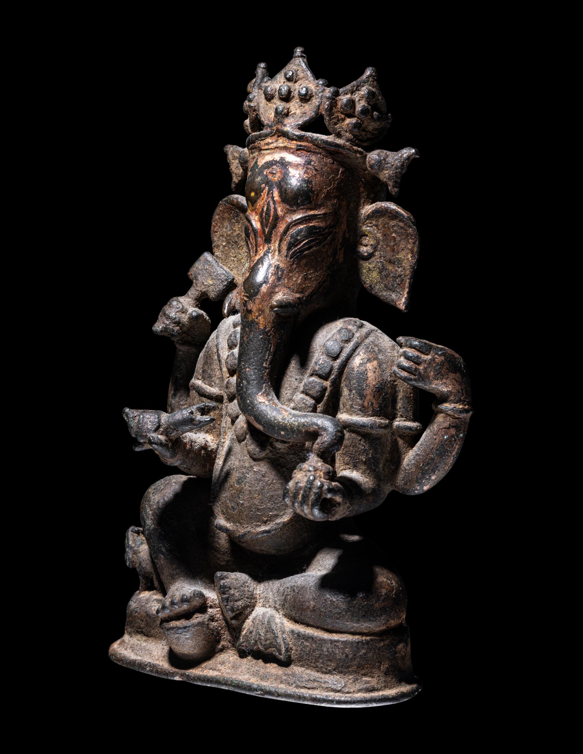 Five Nepalese Bronze Figures of Deities