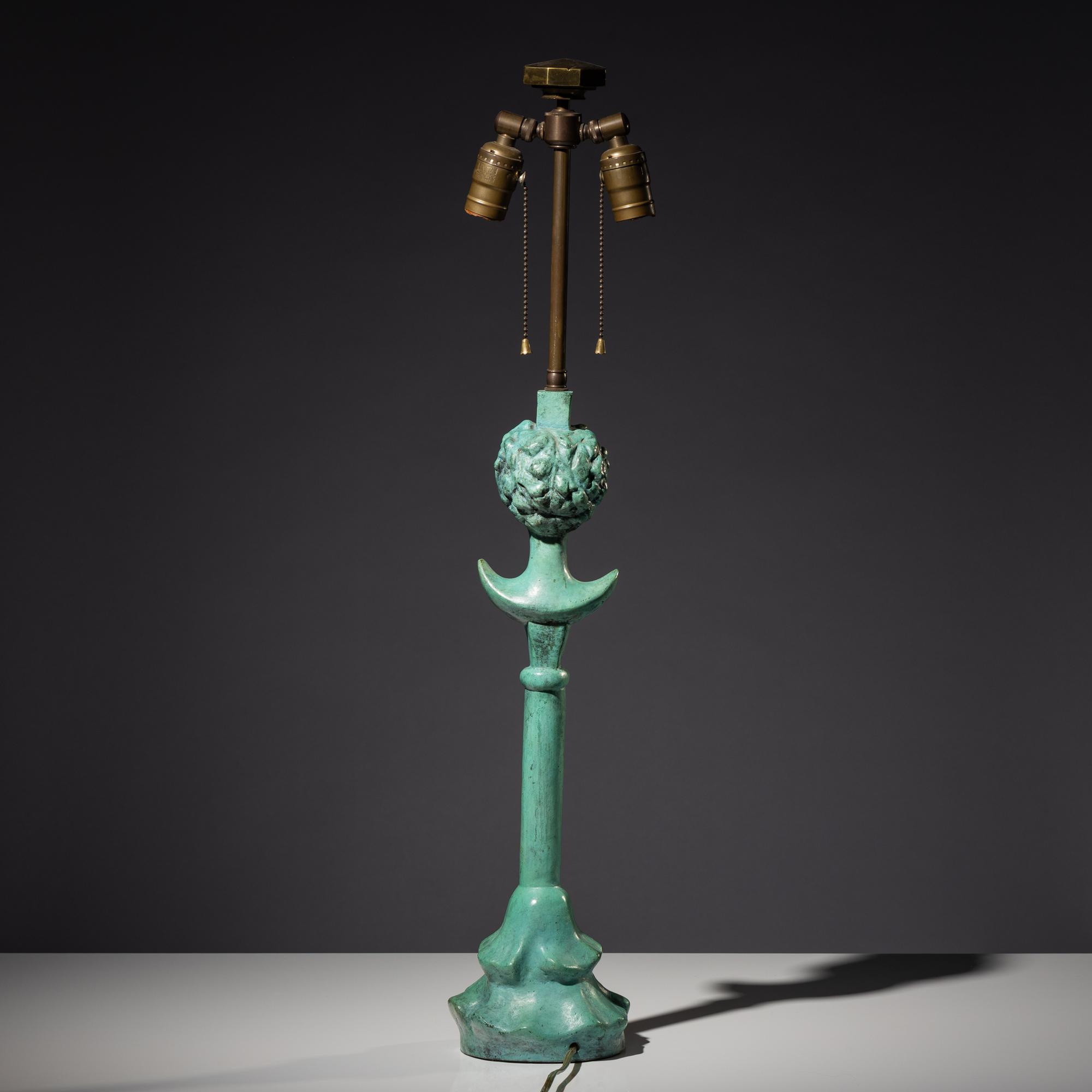Tête de Femme table lamp