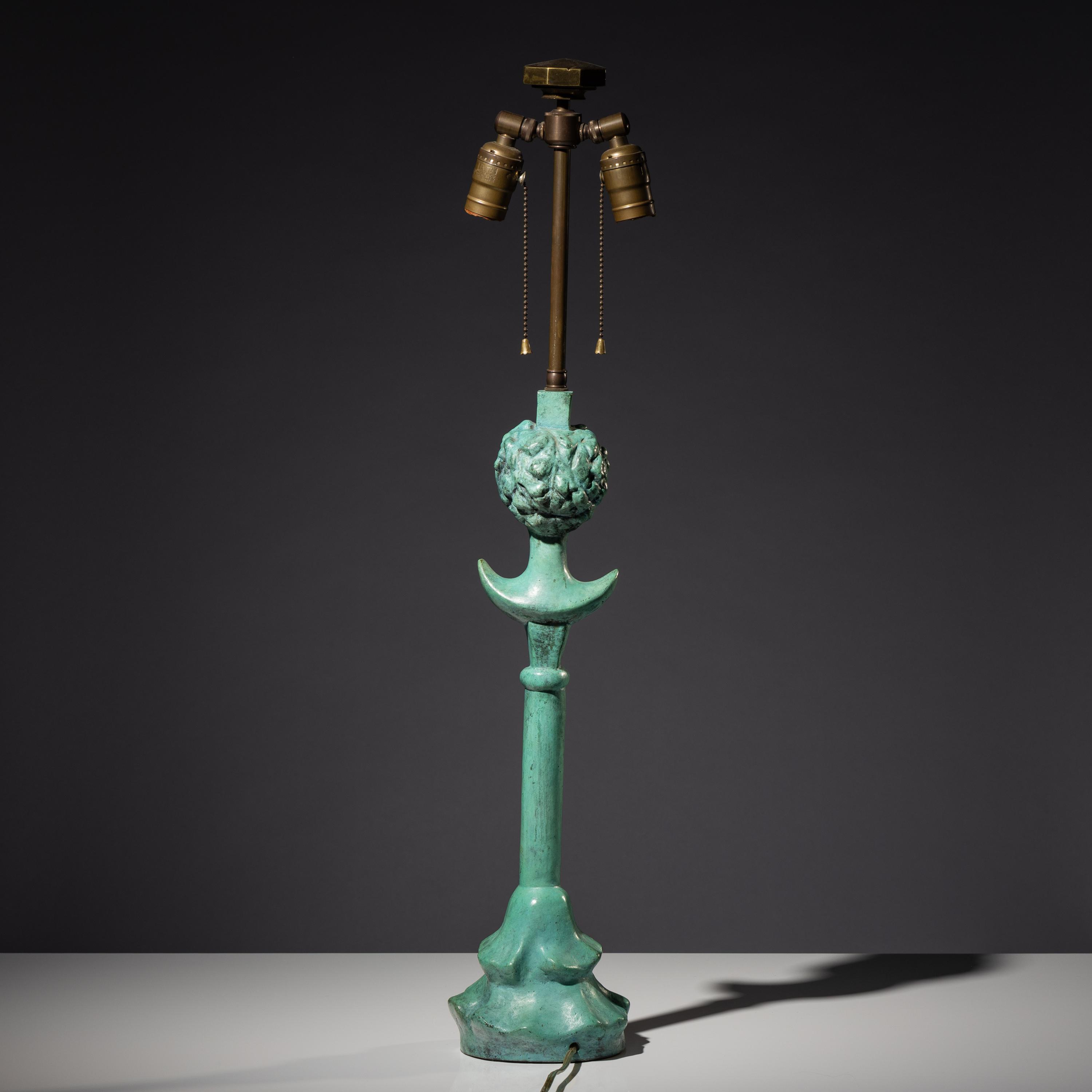Tête de Femme table lamp