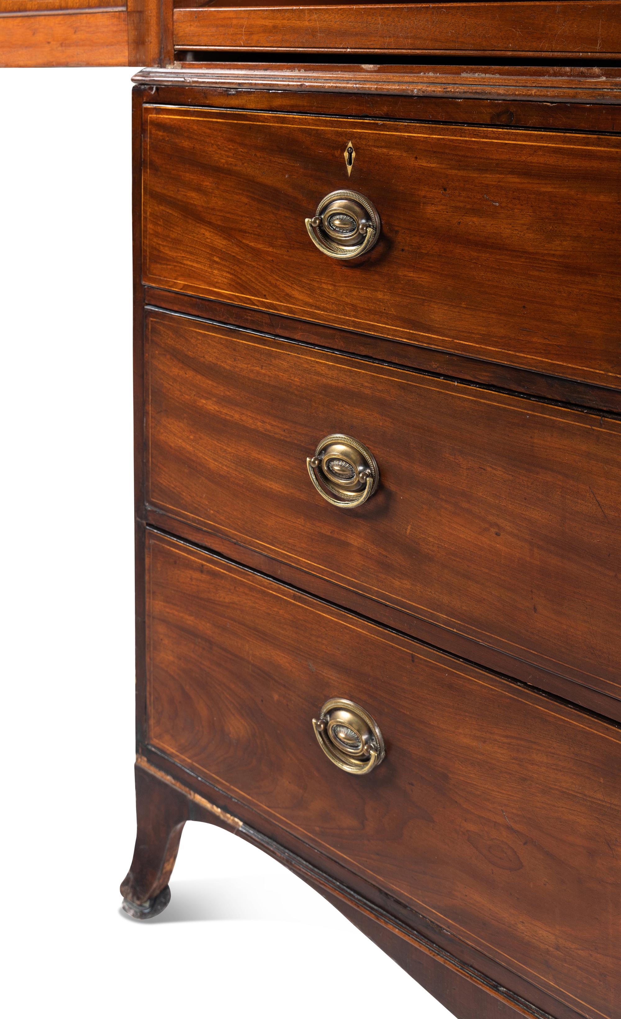 A George III Mahogany Linen Press