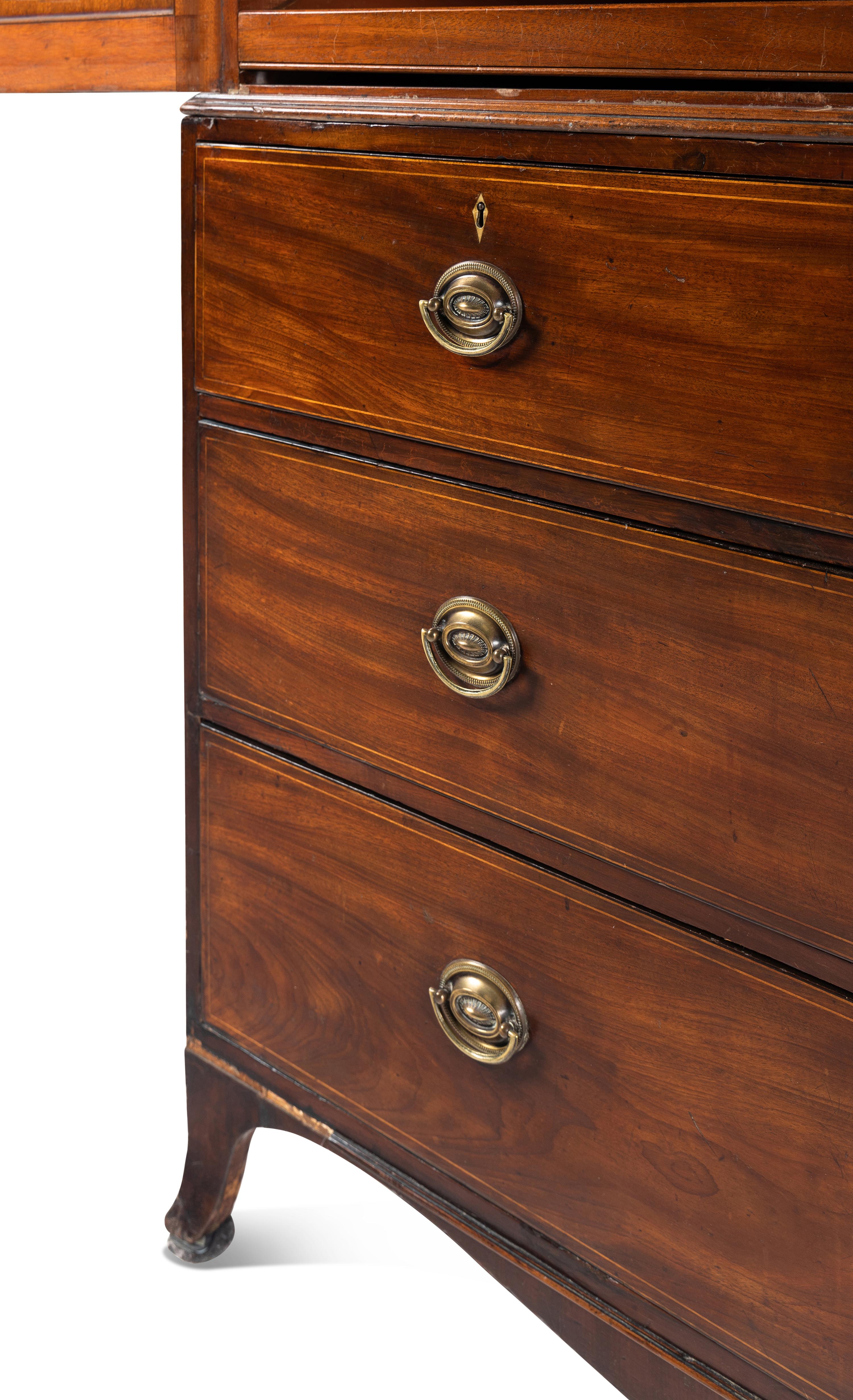 A George III Mahogany Linen Press