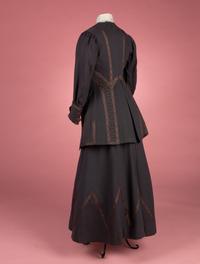Three-Piece Wool Walking Suit, 1900-10s