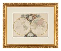[MAPS]. ROBERT DE VAUGONDY, Gilles (1688-1766). Orbis Vetus in utraque continente... Paris, 1757.