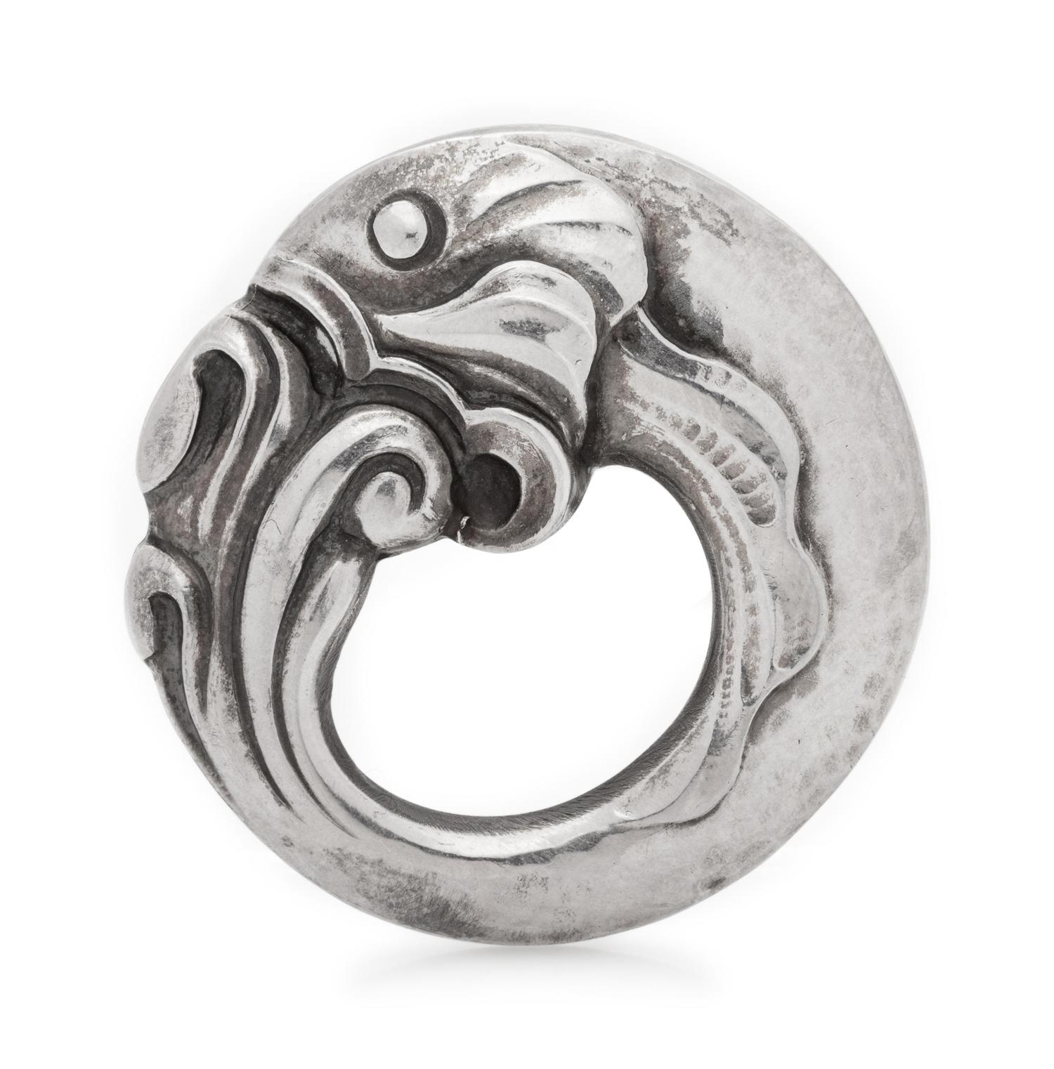 A Sterling Silver Brooch, Georg Jensen,