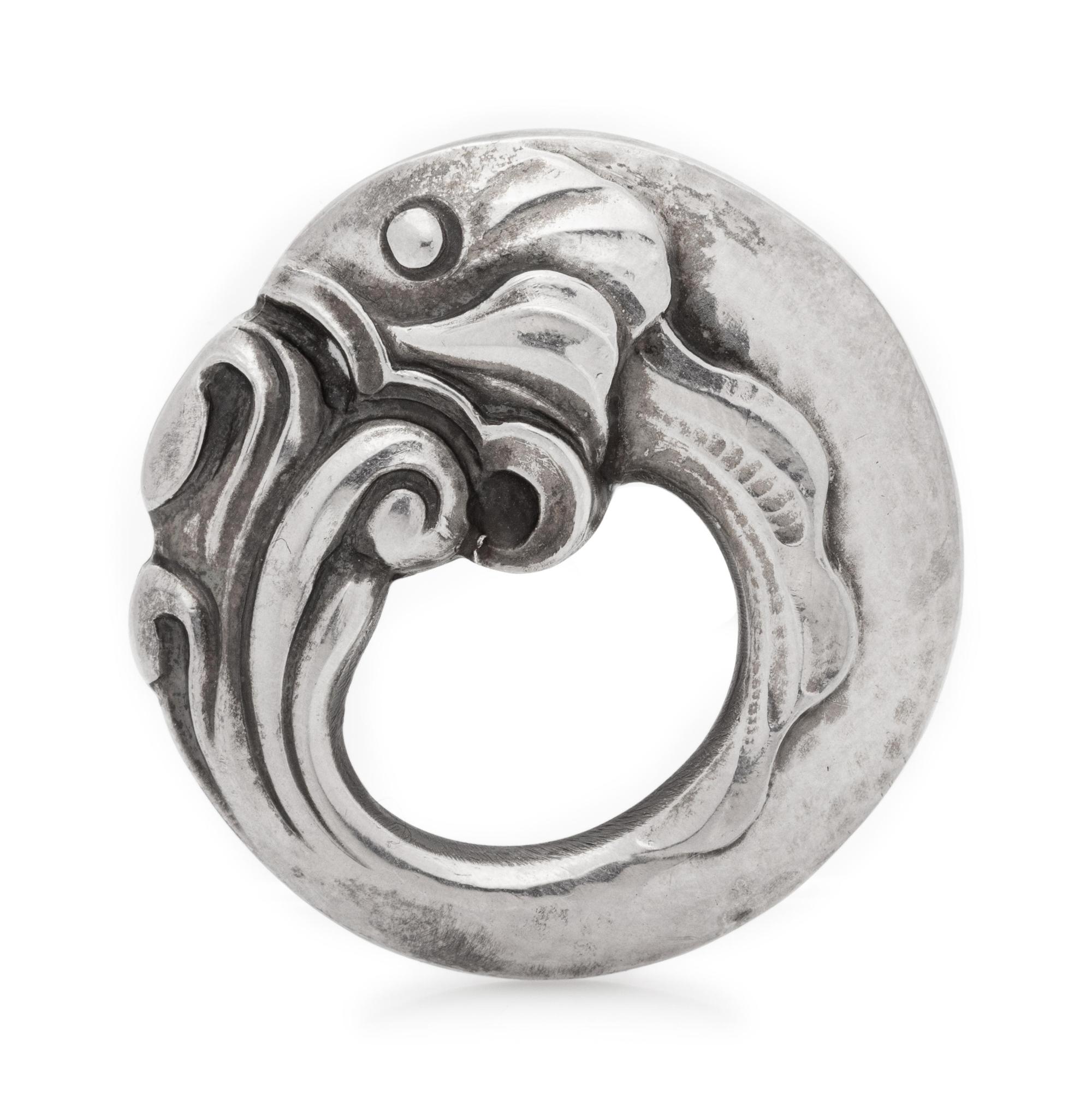 A Sterling Silver Brooch, Georg Jensen,