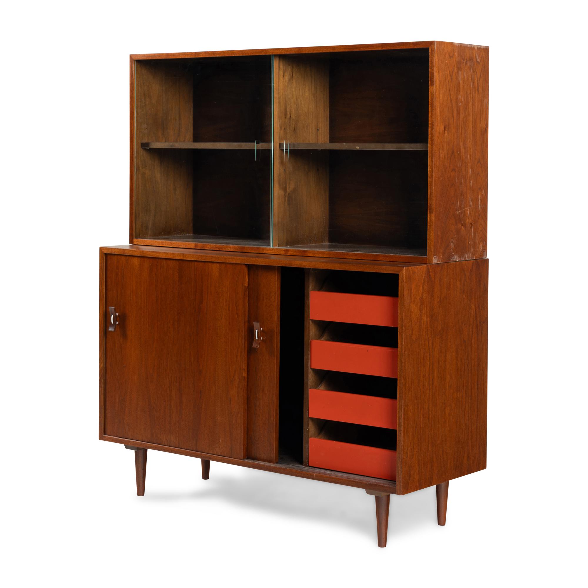 Sideboard with removable display cabinet