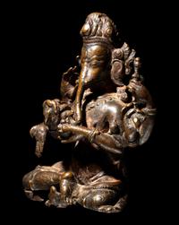 Five Nepalese Bronze Figures of Deities