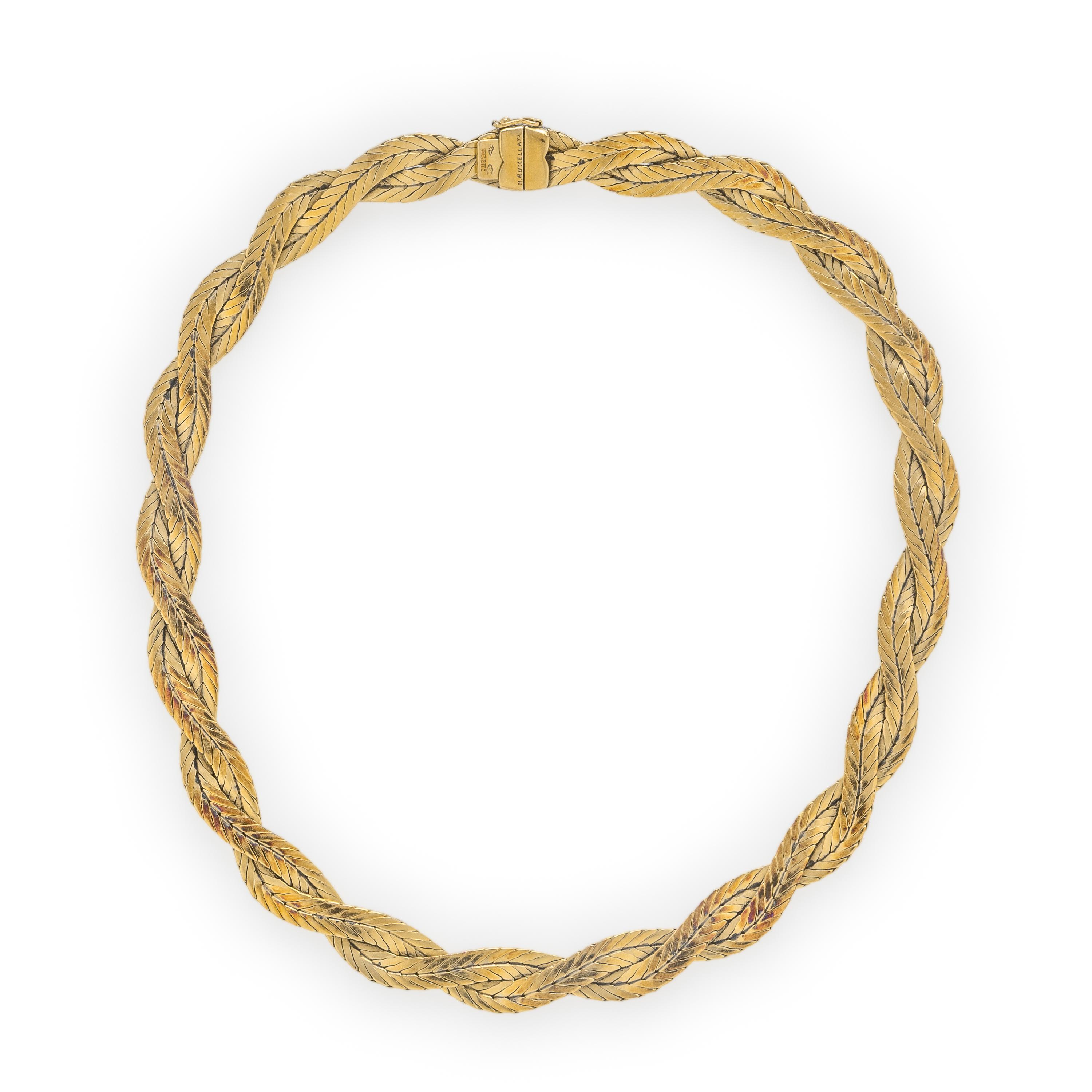 M. Buccellati, Yellow Gold Twisted Rope Necklace