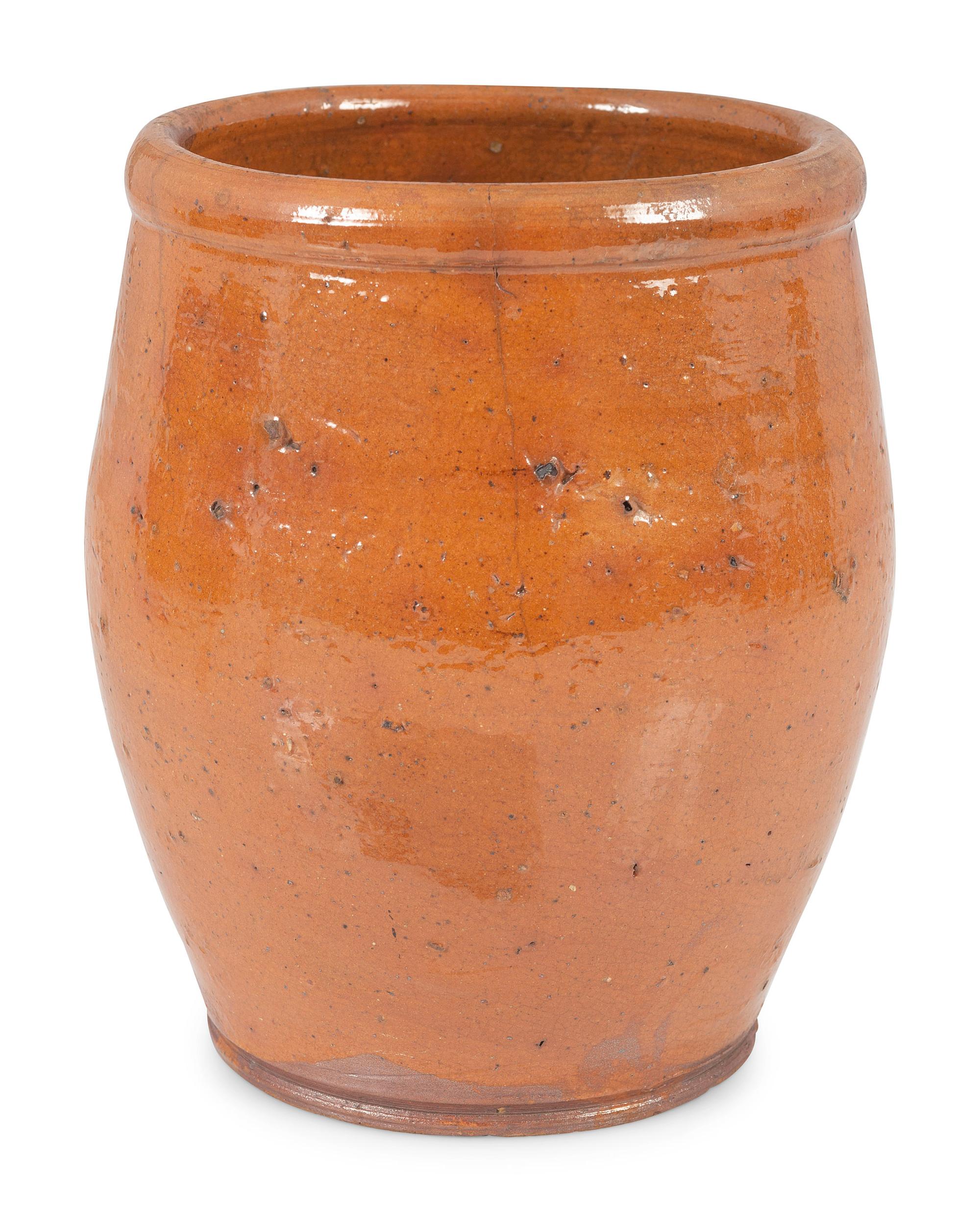 Six Redware Vessels