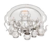 An American Silver Seven-Piece Tea and Coffee Service