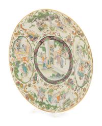 A Chinese Export Famille Rose Porcelain Charger