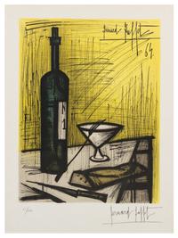 Bernard Buffet, (French, 1928-1999), Le pain et le vin, 1964