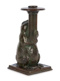 Rowfant Club Bronze Candlestick