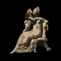 A Neoclassical Terracotta Venus with Eros