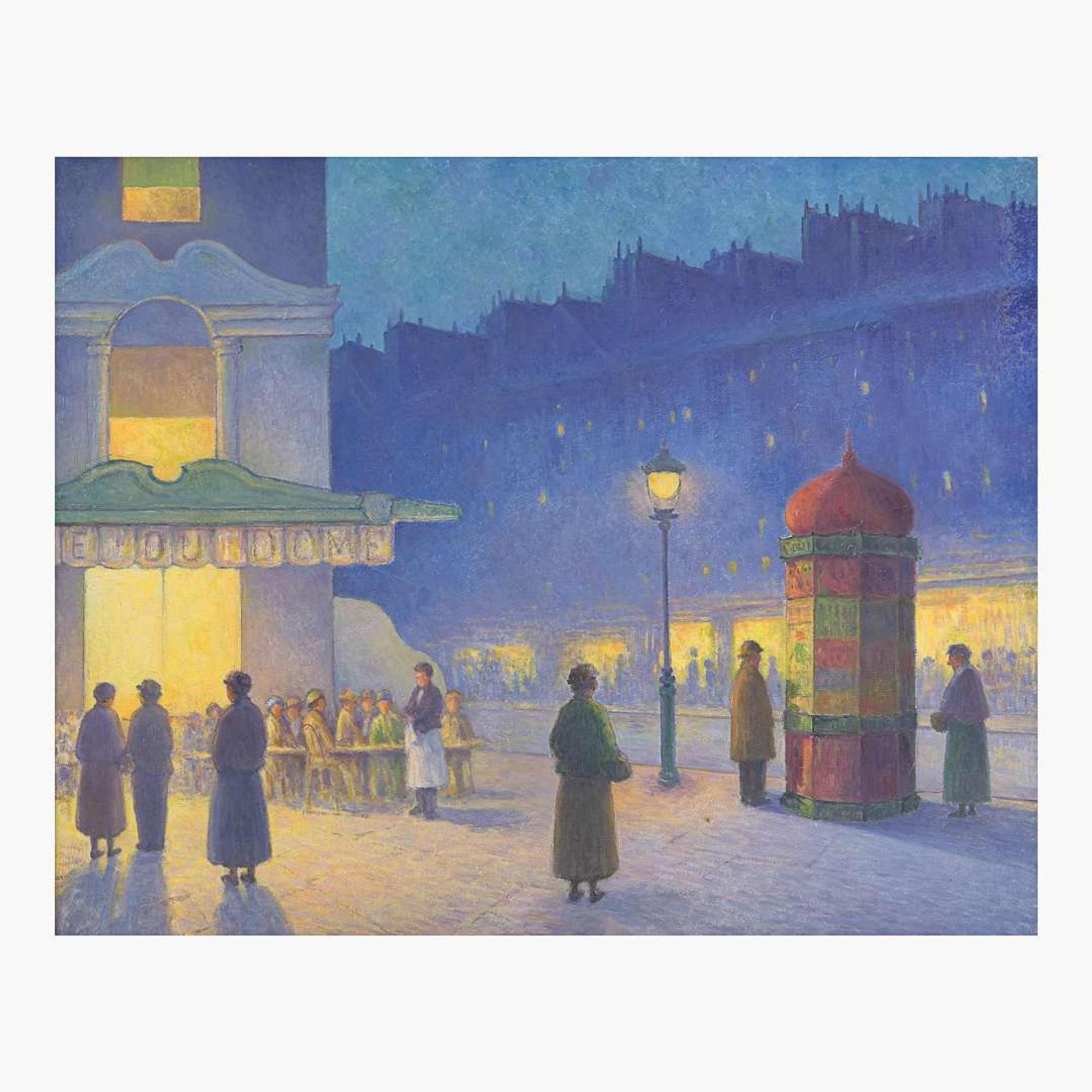 Albert Van Nesse Greene (American, 1887–1971) Paris - Street Scene