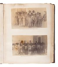 [NATIVE AMERICANS]. JUNKIN, William W. (1831-1903). A Collection of Indian Photographs and Views with Photos of a Few White Employes [ sic ] Together with Some Indian Letters and Paintings. Made by W.W. Junkin, Fairfield, Iowa. 1889-93.