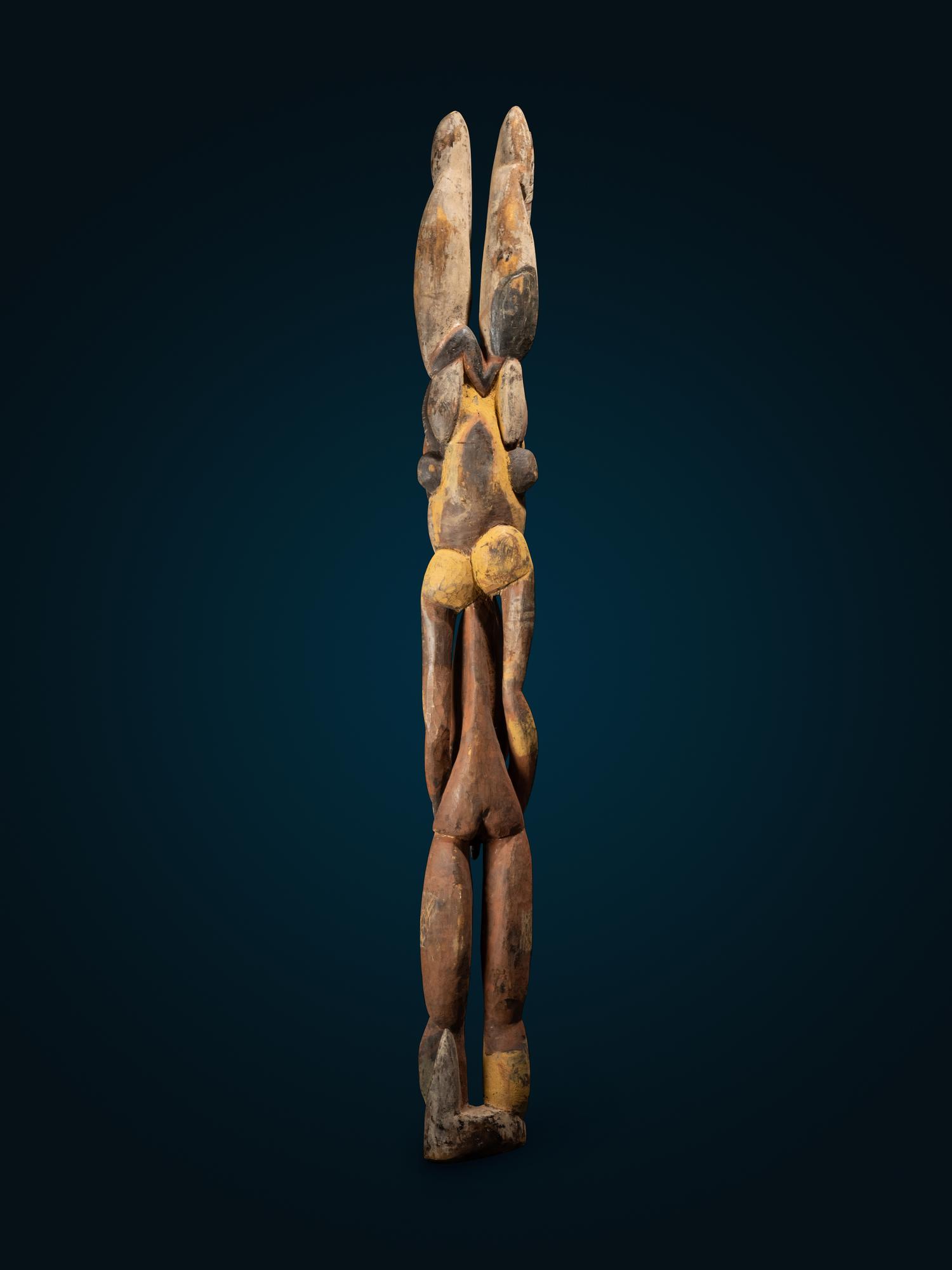 An Abelam or Arapesh Wood Ancestral Figure
