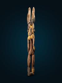 An Abelam or Arapesh Wood Ancestral Figure