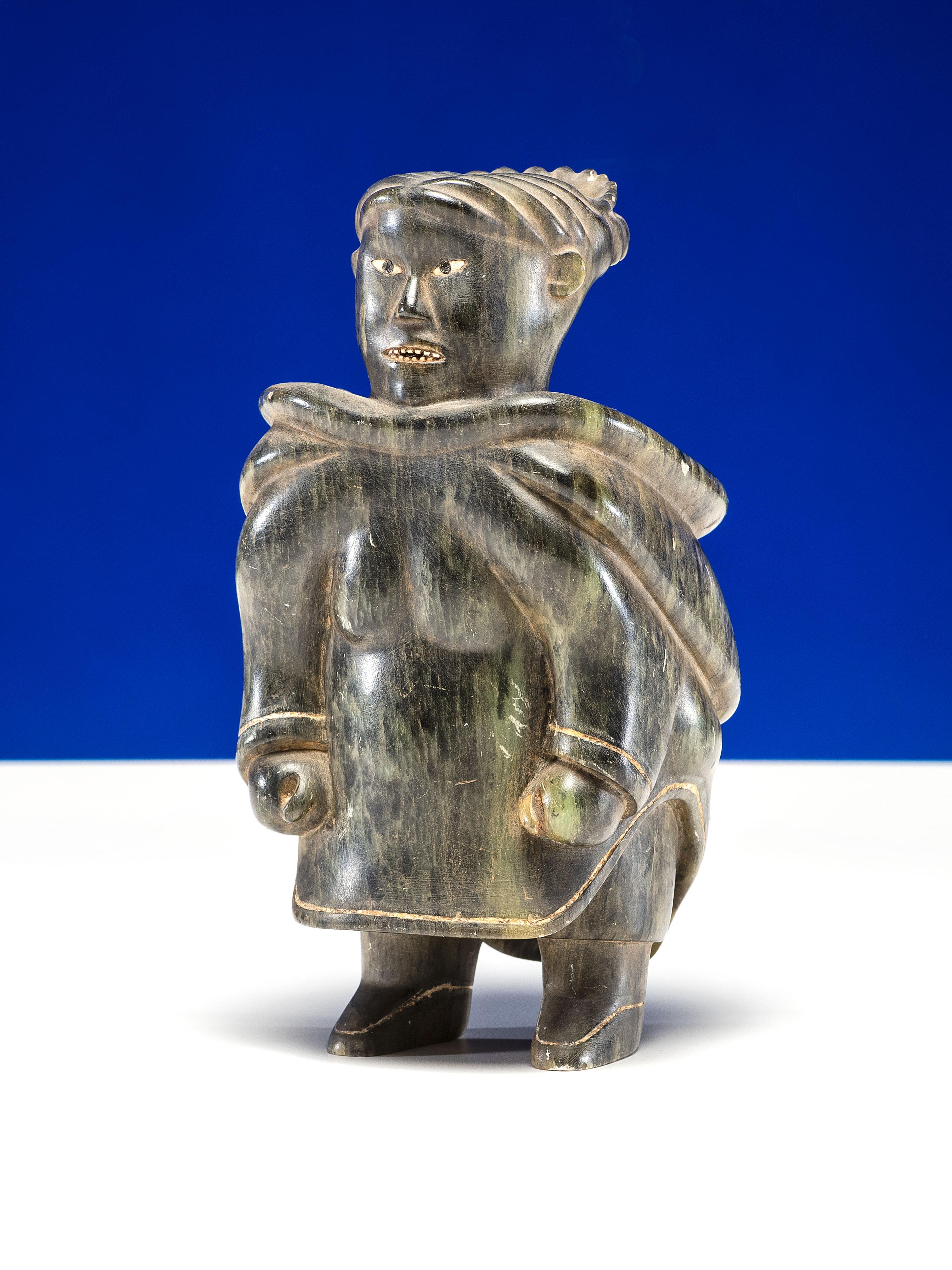 Figural Soapstone Carving