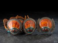 Large Navajo Sterling Silver and Mosaic Inlay Spiny Oyster Concha Belt