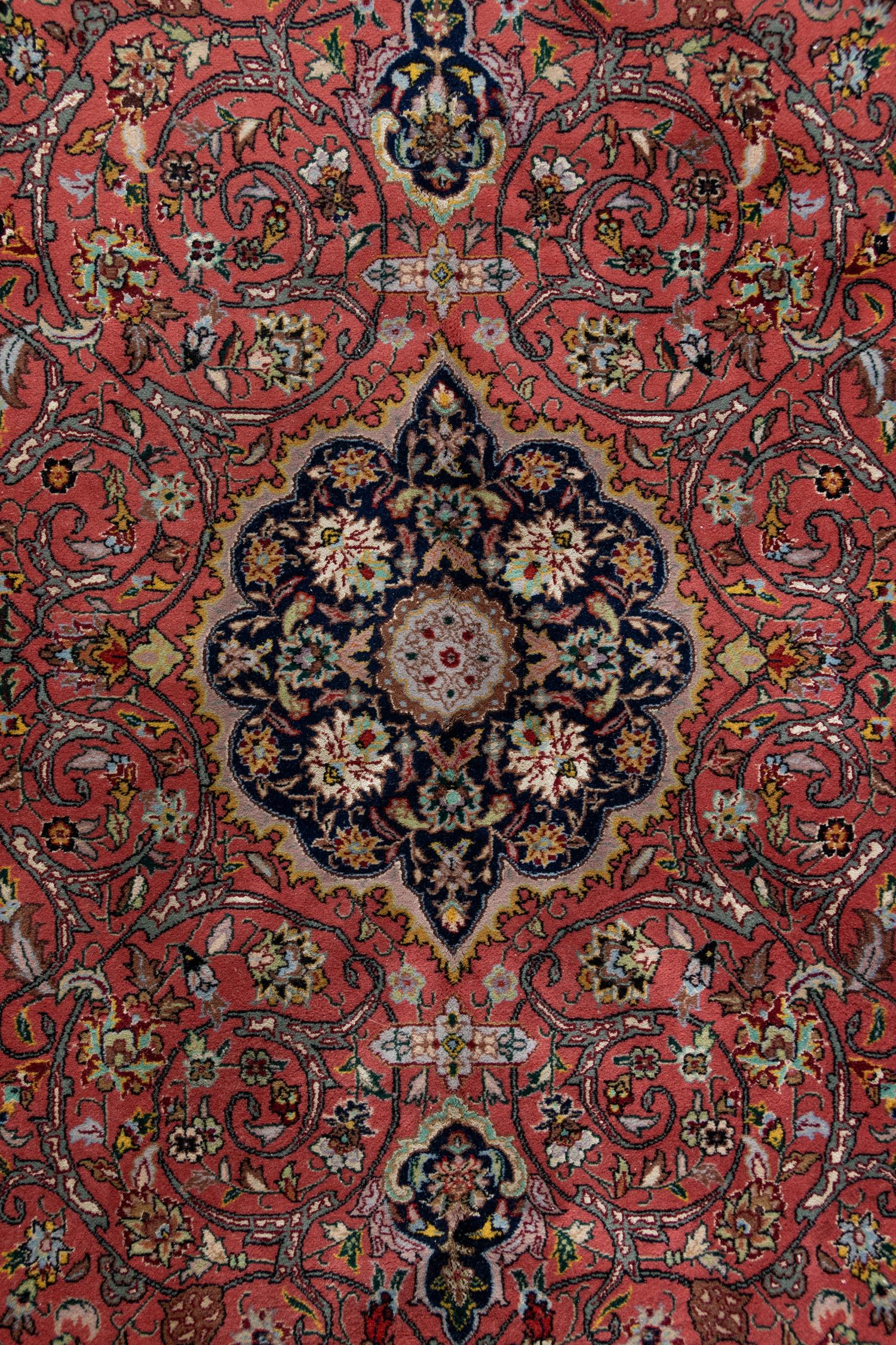 A Kashan Wool Rug