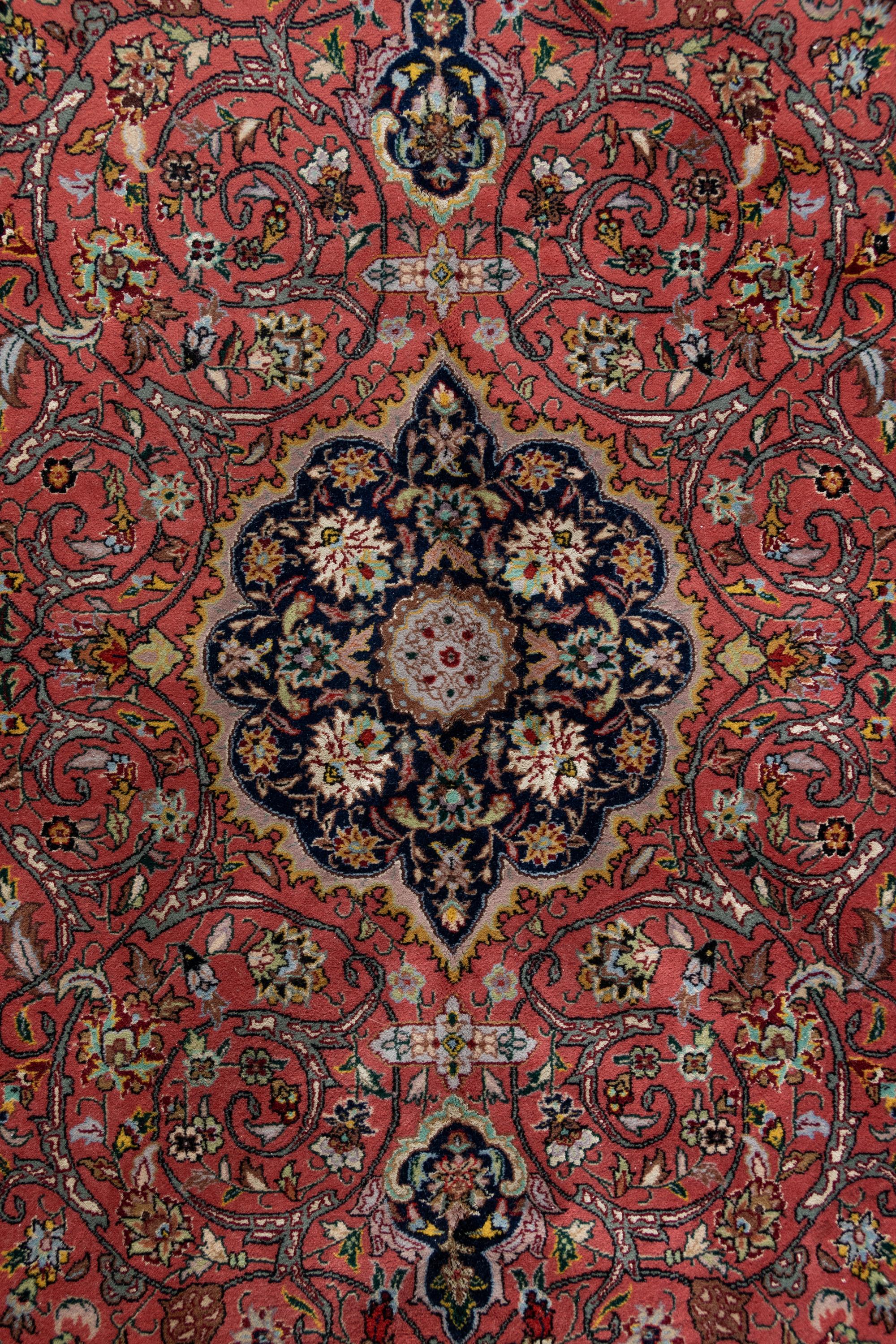 A Kashan Wool Rug