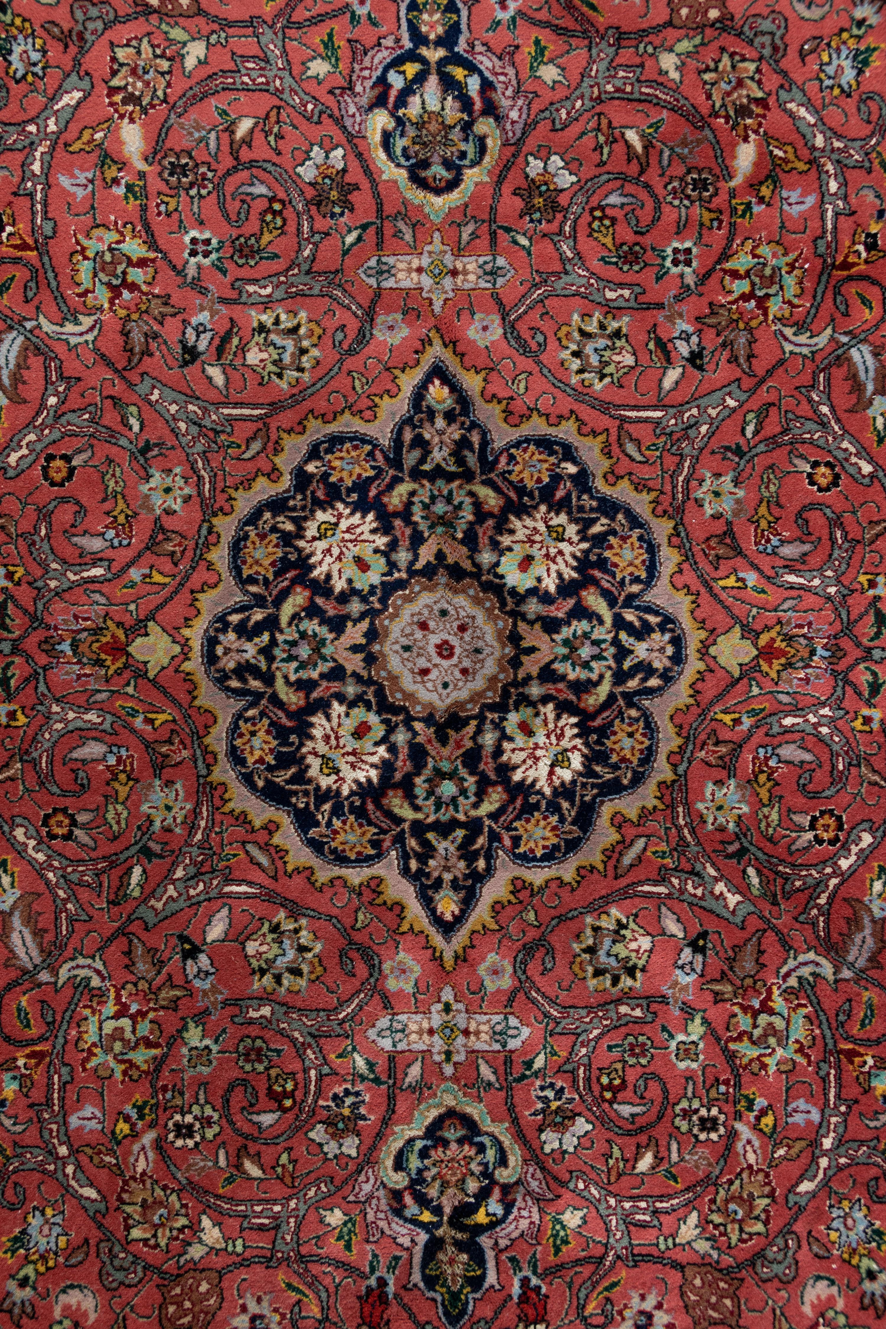 A Kashan Wool Rug
