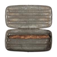 Civil War-period patented cigar case with cigar.