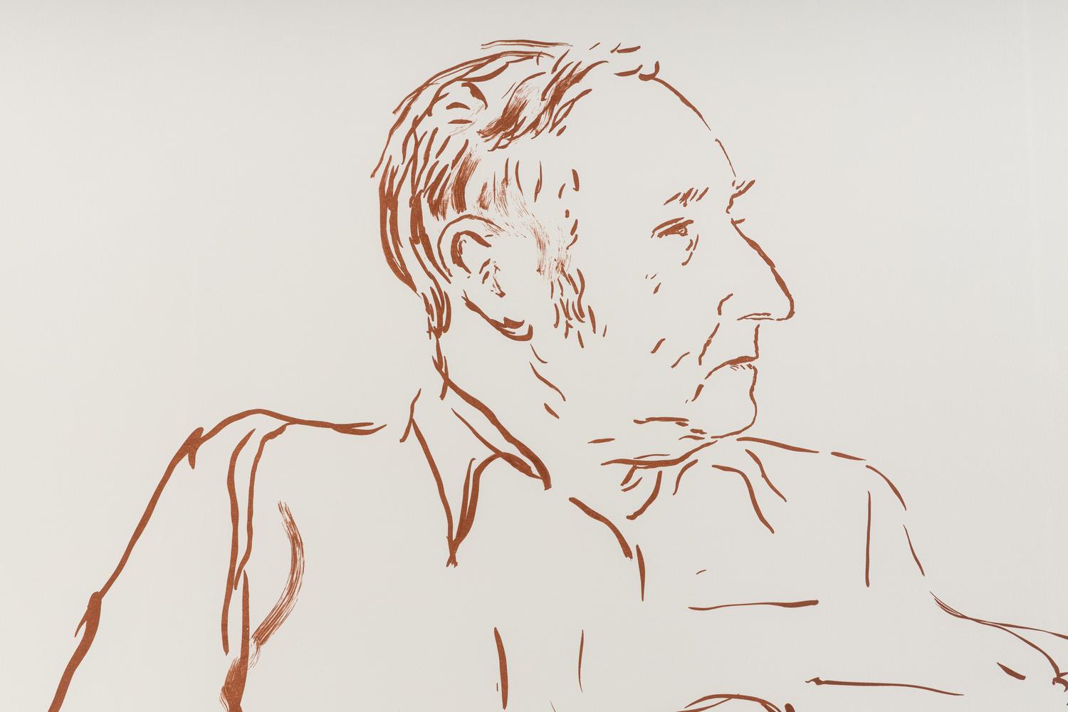 Bill Burroughs (from A Series of Hand Drawn Lithographs from 1979-80 ), 1995