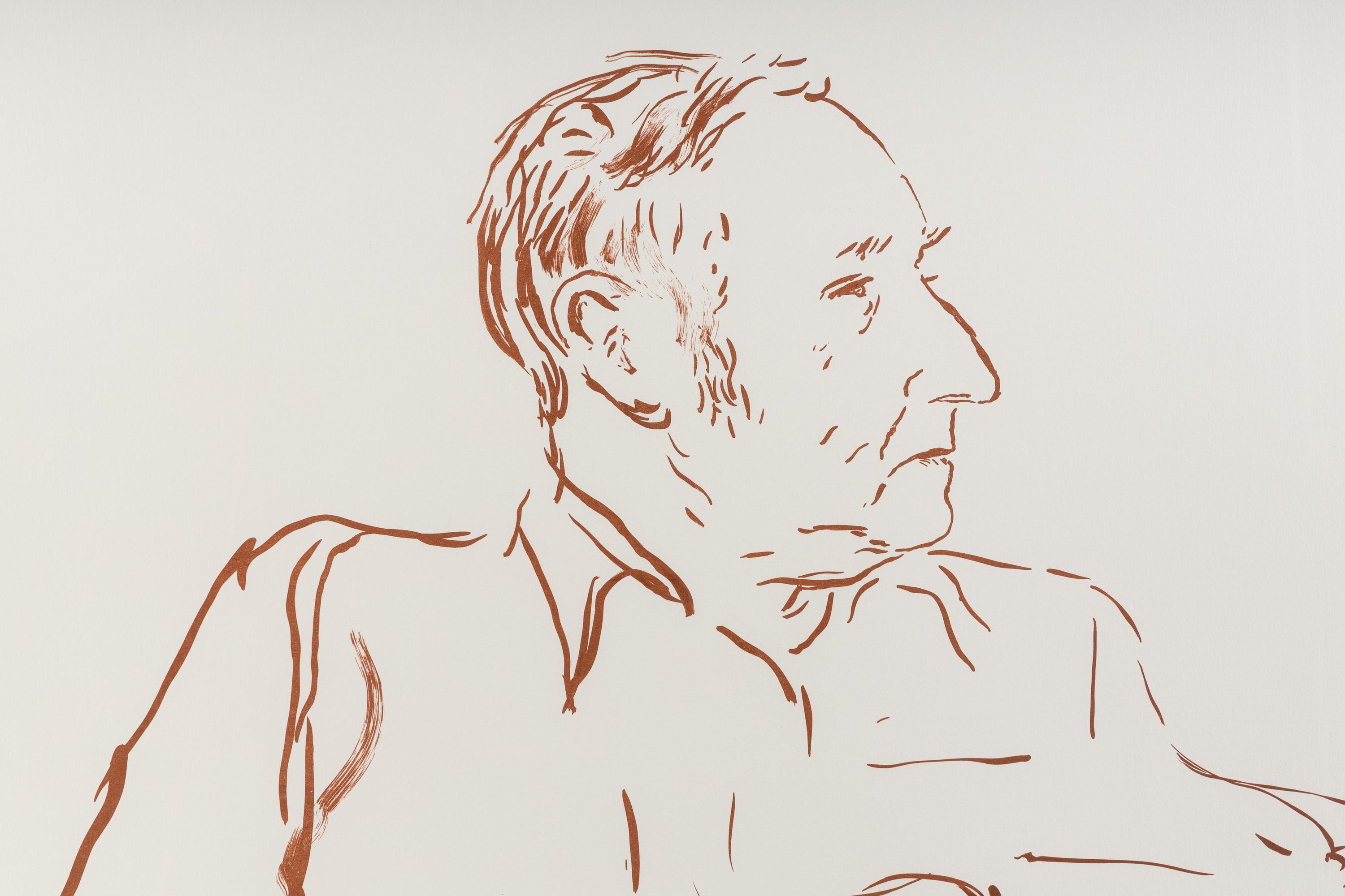 Bill Burroughs (from A Series of Hand Drawn Lithographs from 1979-80 ), 1995