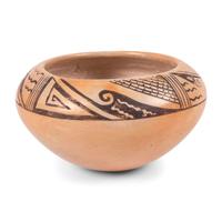 Hopi Pottery Jar and Navajo Regional Weaving / Rug