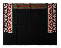 Potawatomi Women's Wool and Ribbonwork Blanket