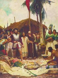 The Eyes of the Europeans Glistened (from With Cortes The Conqueror) , 1917
