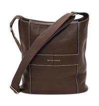 An Hermes Noisette Good News PM Handbag, 11" x 10" x 5".