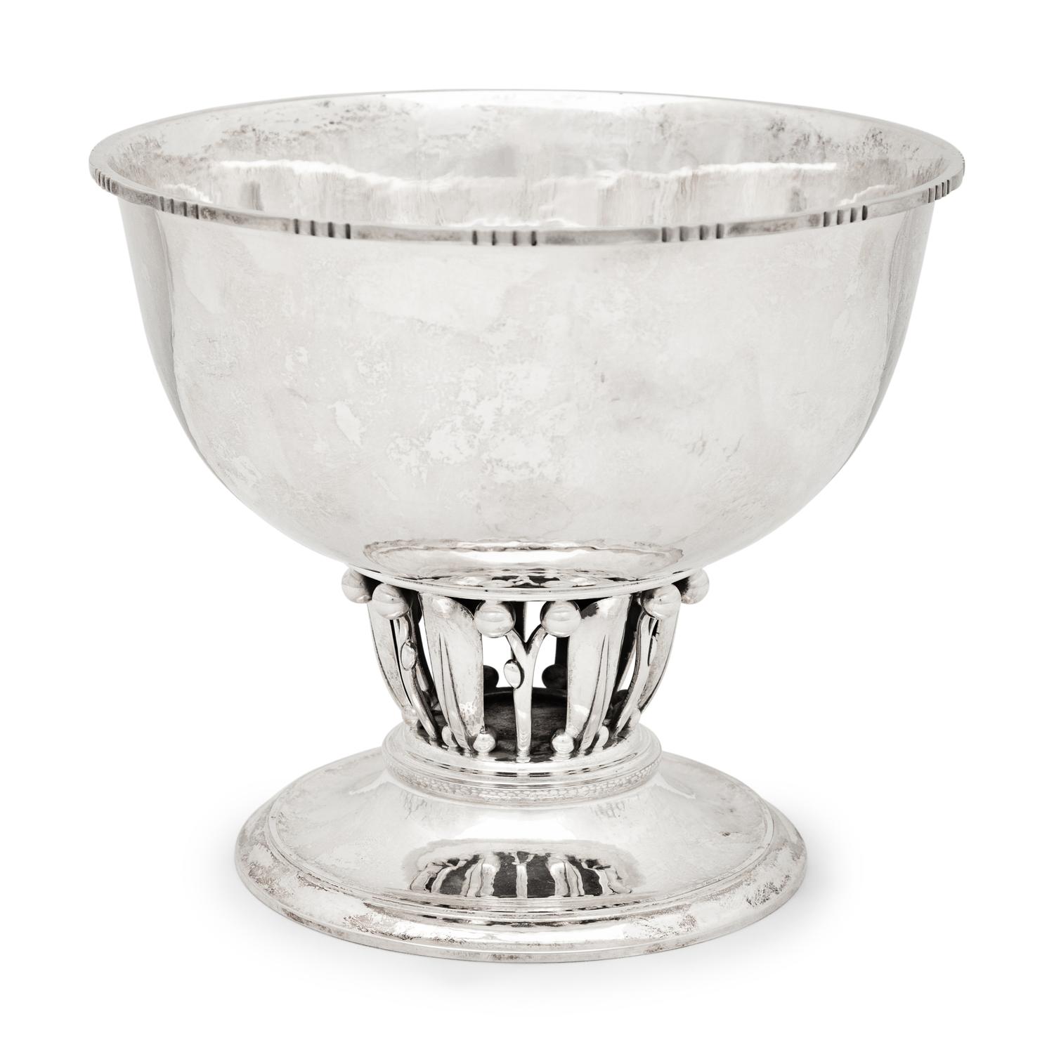 A Georg Jensen Silver Footed Centerpiece Bowl