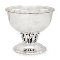 A Georg Jensen Silver Footed Centerpiece Bowl