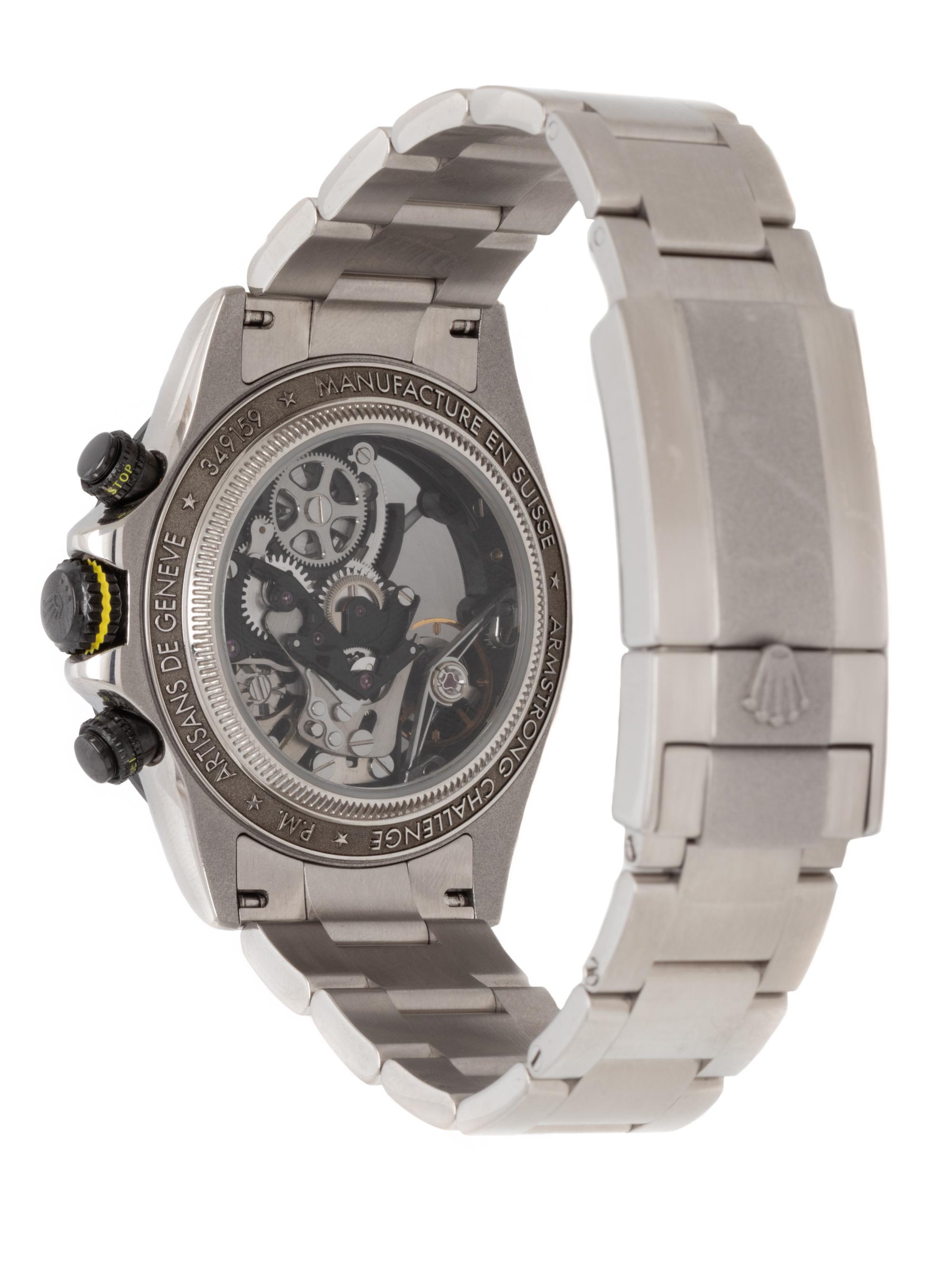 ARTISANS DE GENÈVE, REF. 130W2366 STAINLESS STEEL CHRONOGRAPH WATCH