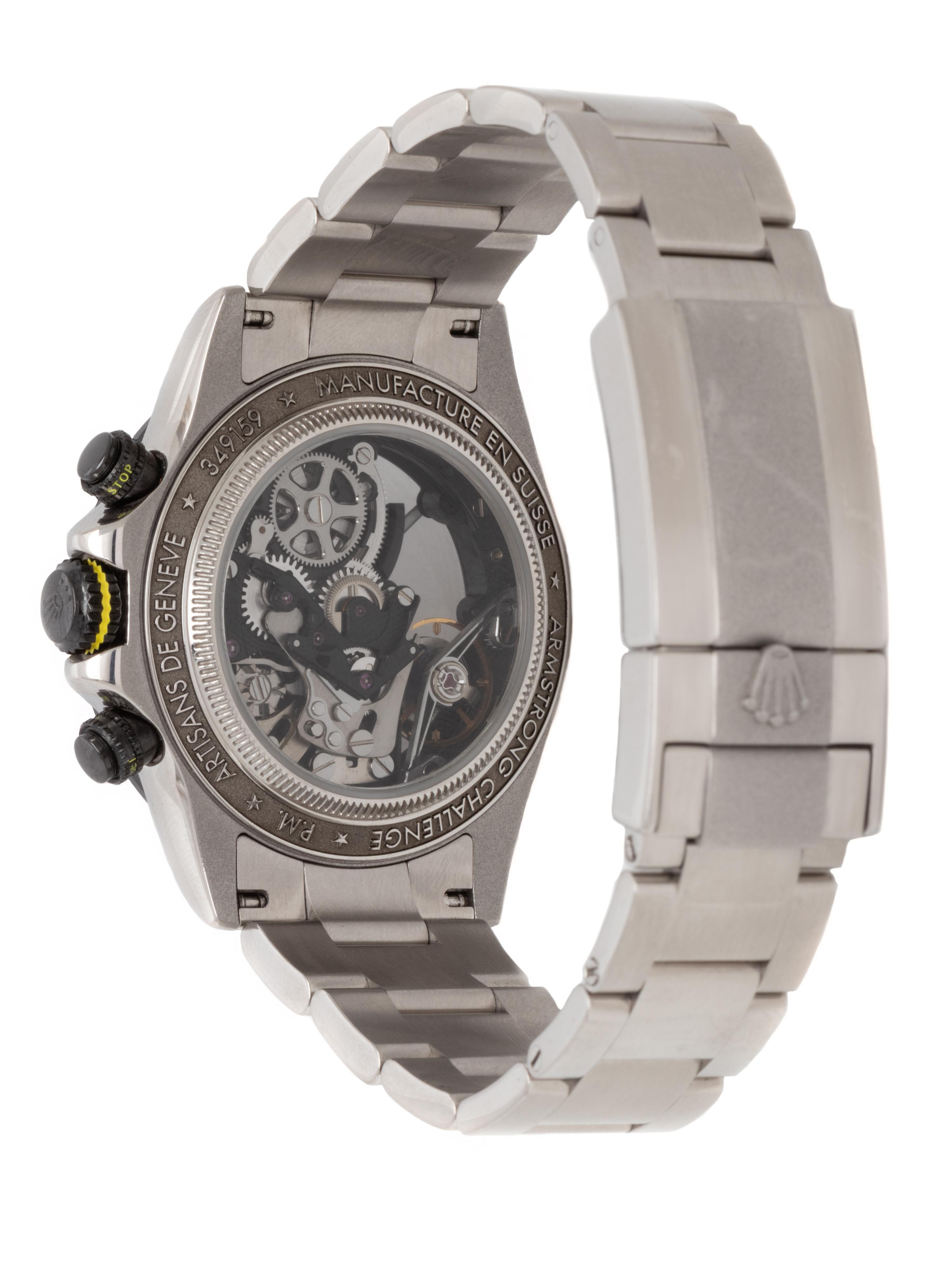ARTISANS DE GENÈVE, REF. 130W2366 STAINLESS STEEL CHRONOGRAPH WATCH