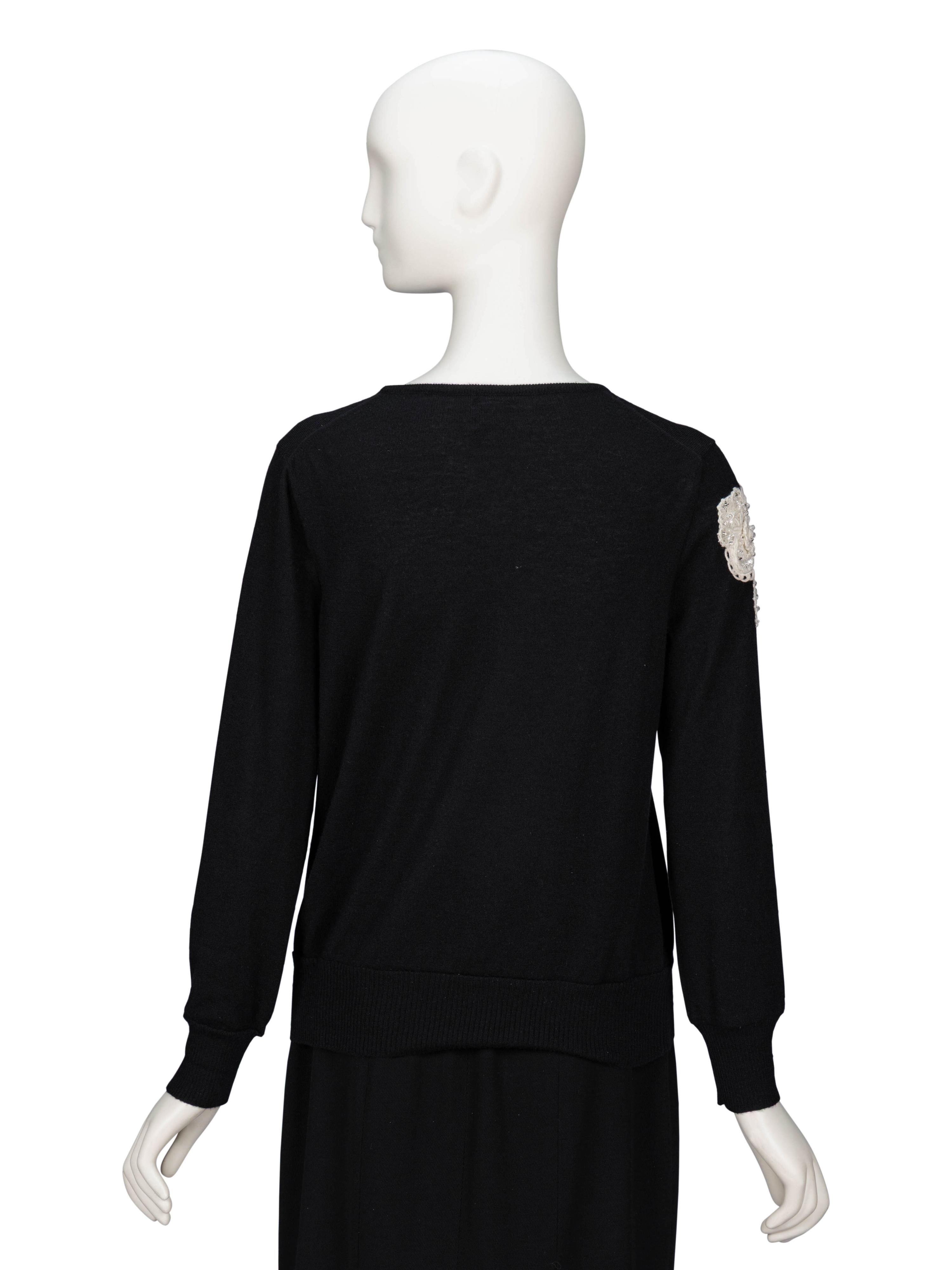 Chanel, Four Black & White Tops