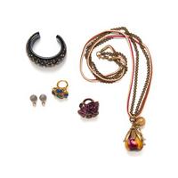 Assorted Designer Costume Jewelry Including Dior and Oscar de la Renta