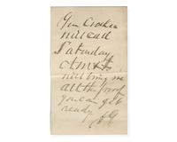 [Americana] [Garfield, James] Guiteau, Charles. Autograph Letter, signed