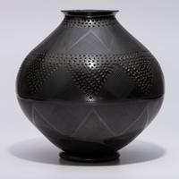 Blackware Pottery Jar