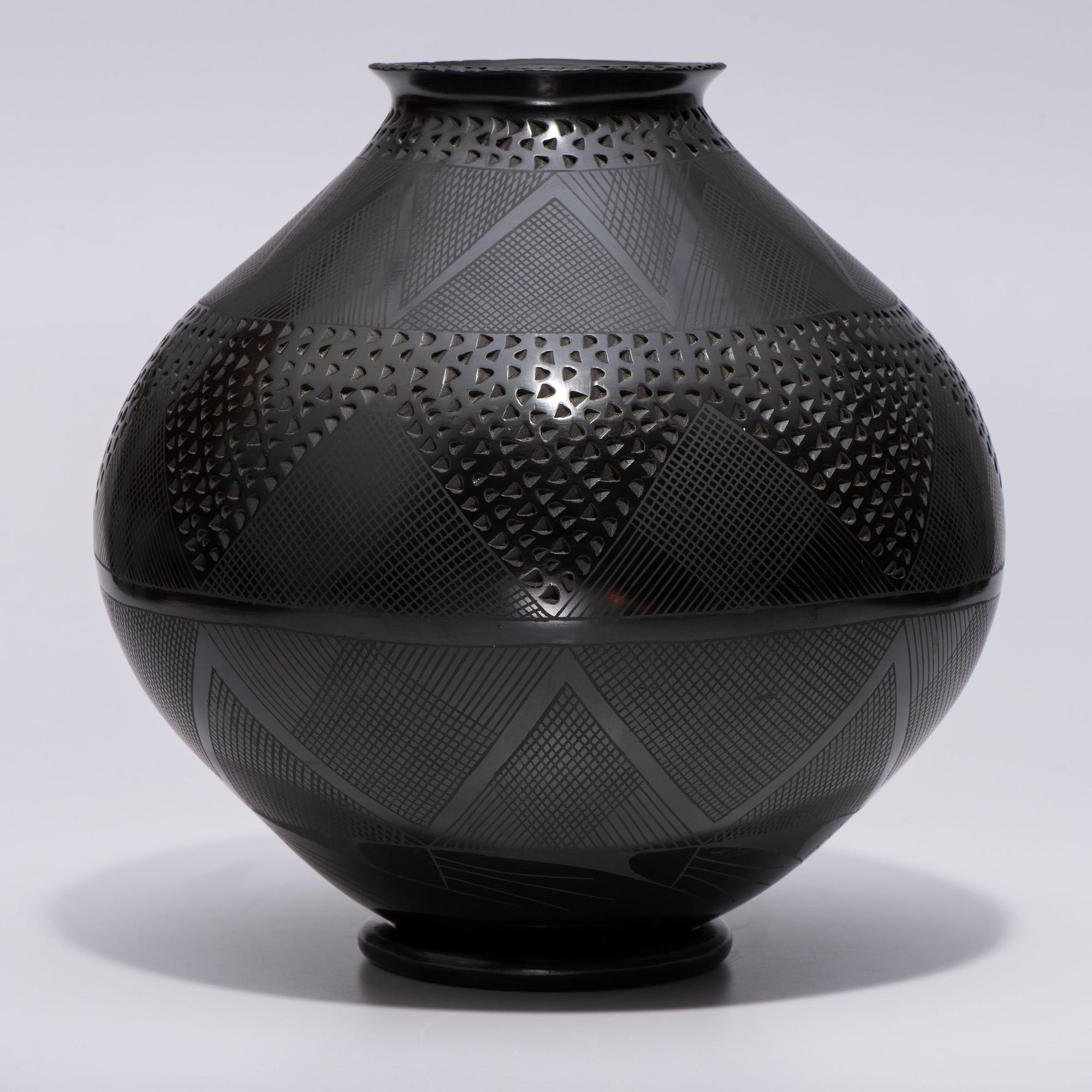 Blackware Pottery Jar