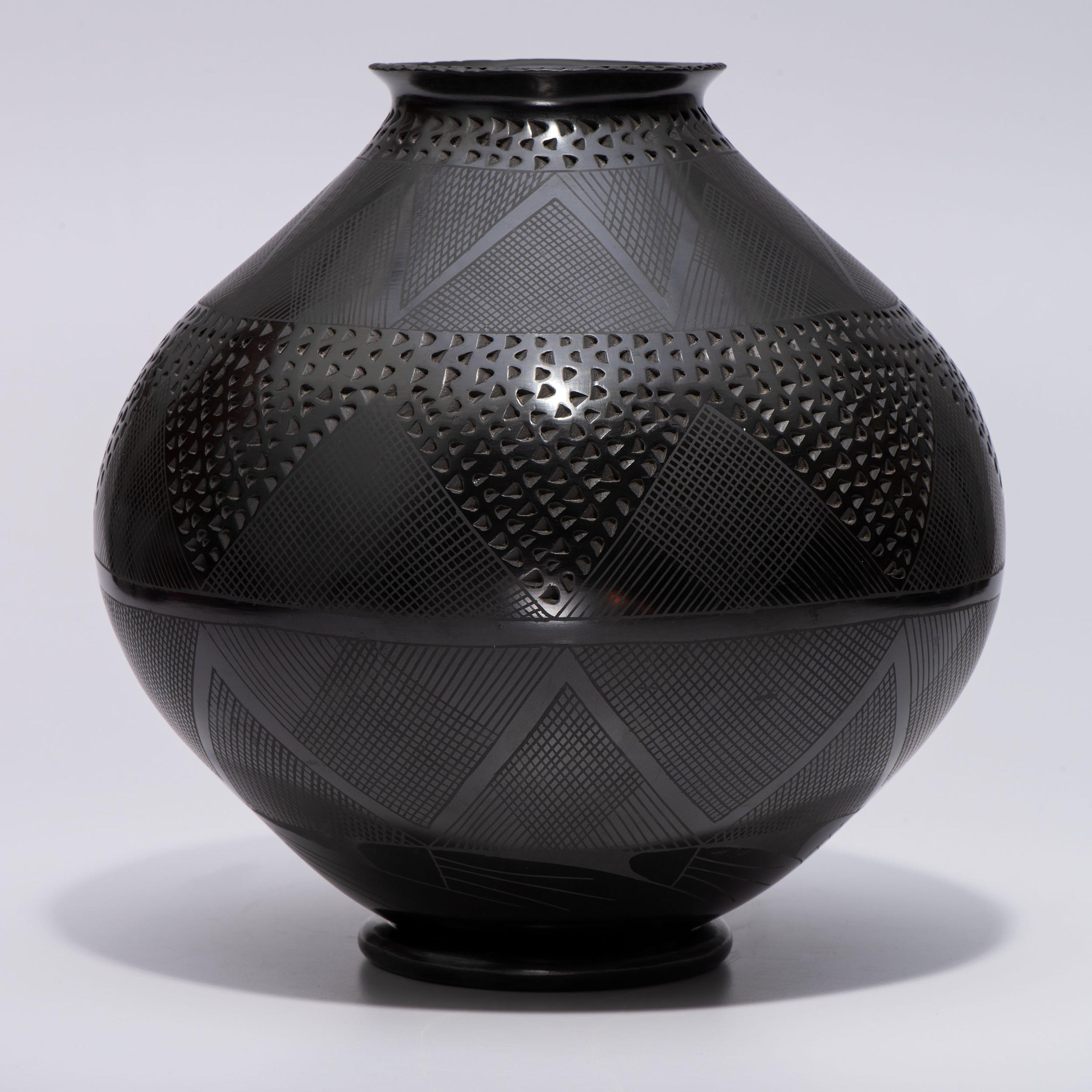 Blackware Pottery Jar